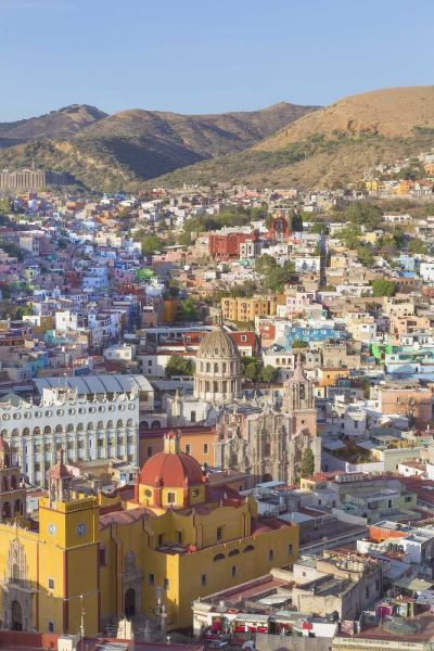 Mexico, Guanajuato Overview of city